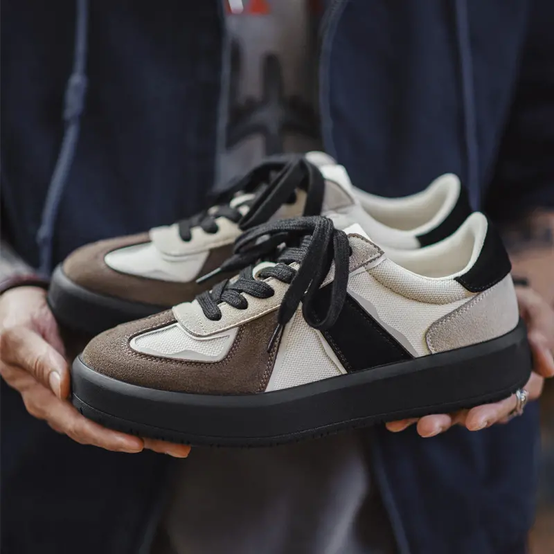 Men's Breathable Canvas Fashion Casual Court Sneakers
