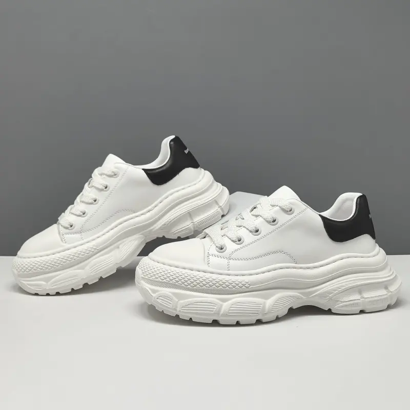 Men's Fashion Leather Casual Sneakers