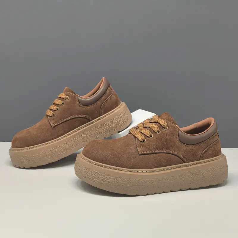 Men's Minimalist Quilted Suede Casual Shoes