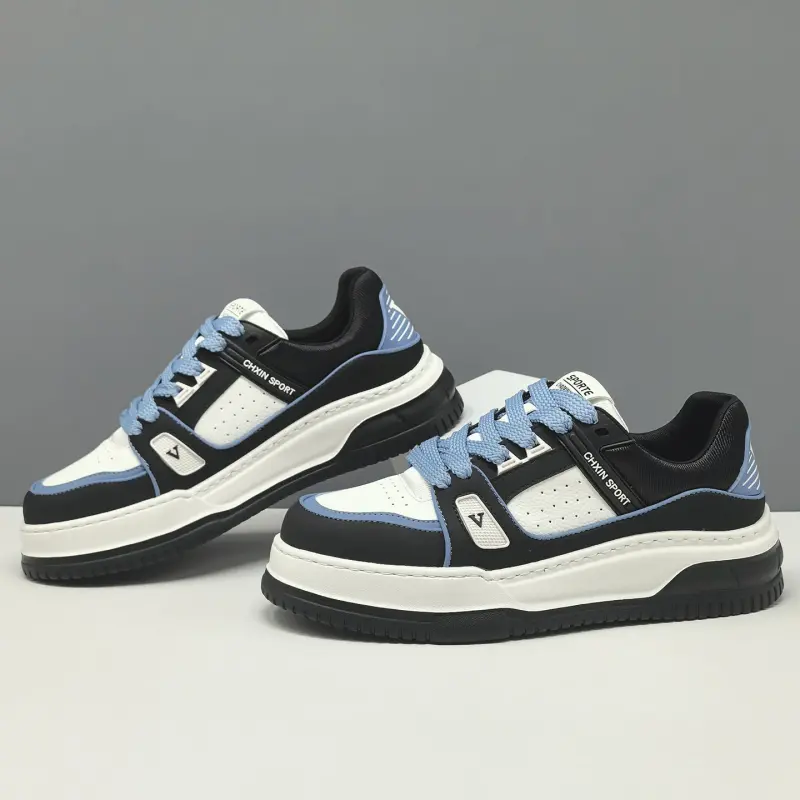 Men's Stylish Breathable Leather Casual Sneakers