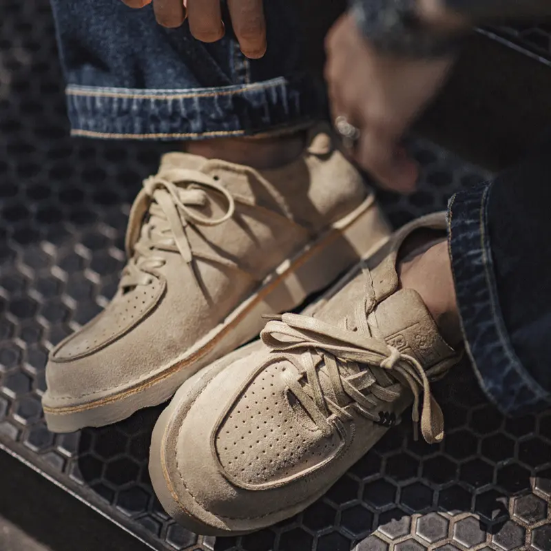 Men's Vintage Breathable Leather Flat Casual Shoes