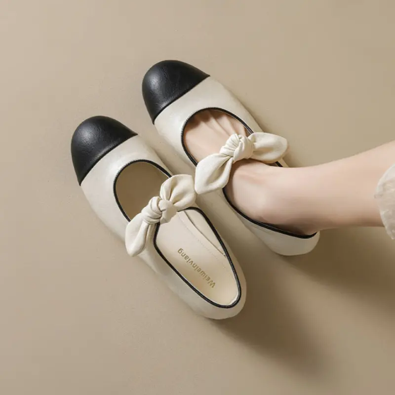 Women's Casual Bowknot Mary Jane Shoes