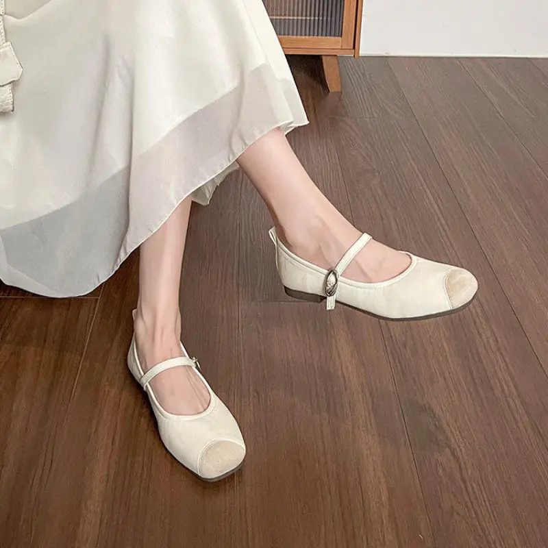 Women's Fashion Casual Soft Mary Jane Flats