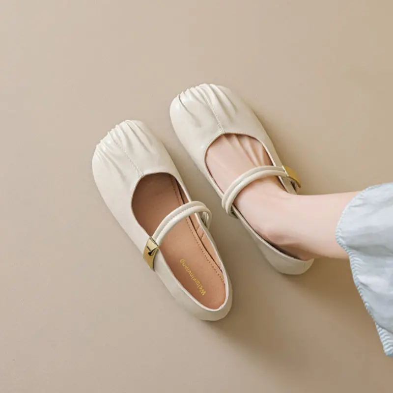 Women's Minimalist Comfort Mary Jane Casual Flats